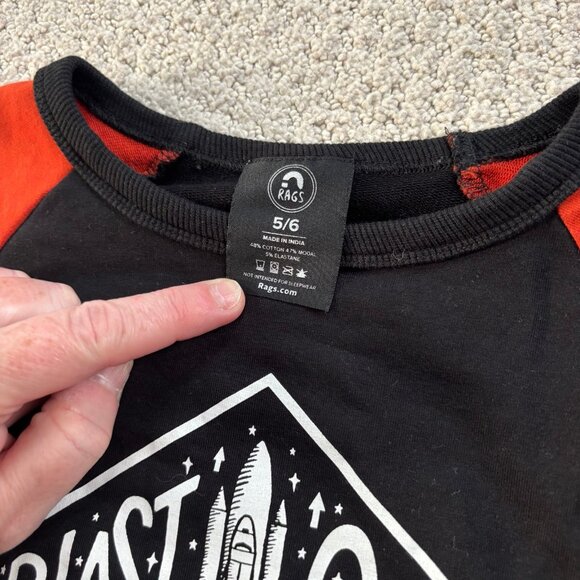 Rags blast off raglan sweatshirt - Picture 2 of 2